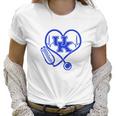 Heartbeat Love Kentucky Wildcats Nurse Women T-Shirt