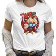 Marvel Thor God Of Thunder Retro Power Stance Logo Women T-Shirt