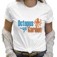 Navy Octopus Garden Womens S Women T-Shirt