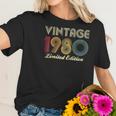 1980 40Th Birthday Gift Vintage Limited Edition Men Women Raglan Baseball Tee Women T-Shirt Gifts for Her