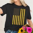 American Flag Honeycomb Honey Bee Beekeeping Beekeeper Women T-Shirt Gifts for Her