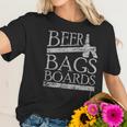 Beer Bags Boards Funny Cornhole T-Shirt Women T-Shirt Gifts for Her