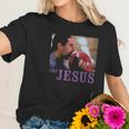 The Big Lebowski Jesus Licking The Bowling Ball Graphic Women T-Shirt Gifts for Her