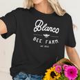 Blanco Bee Farm Classic Logo Women T-Shirt Gifts for Her