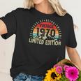 Born In 1970 Vintage Limited Edition 50 Years Old 50Th Bday Women T-Shirt Gifts for Her