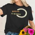 Brews And Shoes Horseshoe Ringer Pitching Bbq Women T-Shirt Gifts for Her