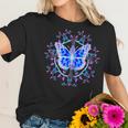 Butterfly Fantasy With Datura Bloom Mandala Design For Women Women T-Shirt Gifts for Her