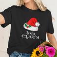 Christmas Lola Claus Matching Pinay Santa Hat Women T-Shirt Gifts for Her