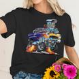 Classic Funny Fifties Muscle Car Hot Rod Dragster Cartoon Women T-Shirt Gifts for Her