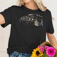 Classic Seventies Muscle Car Hot Rod Cartoon Women T-Shirt Gifts for Her