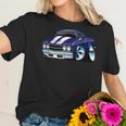 Classic Sixties Muscle Car Funny Hot Rod Cartoon Women T-Shirt Gifts for Her