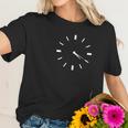 Clock Novelty Weed Graphic Sarcastic Funny Women T-Shirt Gifts for Her