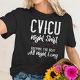 Cvicu Night Shift Nurse Keeping The Beat Women T-Shirt Gifts for Her