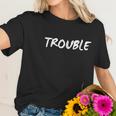 Double Trouble Sibling Brother Sister Matching Twins Women T-Shirt Gifts for Her