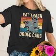 Eat Trash Dodge Cars Retro Raccoon Trash Panda Funny Raccoon Women T-Shirt Gifts for Her