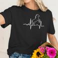 Equestrian Horse Riding Stallion Heartbeats Women T-Shirt Gifts for Her