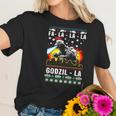 Fa La La La Godzilla Ugly Christmas Women T-Shirt Gifts for Her