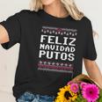 Feliz Navidad Mexican Ugly Christmas Women T-Shirt Gifts for Her