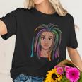 Funny Afro Radiant Black Woman With Dreadlocks Gift Women Women T-Shirt Gifts for Her