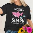 Funny Mother Pink Shark Doo Doo Doo Women T-Shirt Gifts for Her