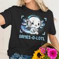 Gamesolotl Axolotl Video Gamer Kawaii Pastel Goth Anime Boys V2 Men Women T-Shirt Graphic Print Casual Unisex Tee Women T-Shirt Gifts for Her