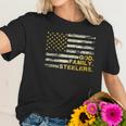 God Family Steelers Us Vintage Flag Team Dad Mam Day Gifts Women T-Shirt Gifts for Her