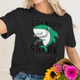 Grandpa Shark Daddy Grandfather Halloween Christmas Women T-Shirt Gifts for Her