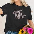 Grunt Style Whiskey Tango Foxtrot Cardinal Women T-Shirt Gifts for Her