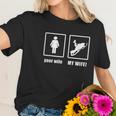 Highmark Your Wife My Wife Funny Snowmobile Women T-Shirt Gifts for Her