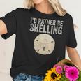 Womens Id Rather Be Shelling For Ocean Loving Sea Shell Hunters V-Neck T-Shirt Women T-Shirt Gifts for Her