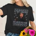 Its Not Christmas Unil Hans Gruber Falls From Nakatomi Tower Women T-Shirt Gifts for Her