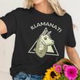 Llama Illuminati Funny Lama Women T-Shirt Gifts for Her