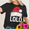 Lolo Santa Christmas Family Xmas Gifts Women T-Shirt Gifts for Her