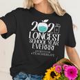 The Longest School Year Ever Apple Wearing Face Mask Teacher 2021 Ver2 Women T-Shirt Gifts for Her