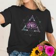 Lotus Flower Sacred Geometry Yoga Meditation Women T-Shirt Gifts for Her