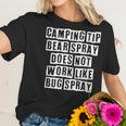 Lovely Funny Cool Sarcastic Camping Tip Bear Spray Does Not Women T-Shirt Gifts for Her