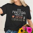 Maestra Espanol Playera Gift Regalo Spanish Teacher Women T-Shirt Gifts for Her