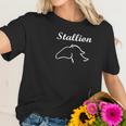 Mens Stallion Brand Horse Spirit Animal Women T-Shirt Gifts for Her