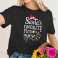 Merry Christmas Nurse Crew Rn Santas Favorite Picu Nurse Women T-Shirt Gifts for Her