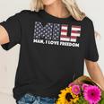 Milf - Man I Love Freedom Womens Ideal Racerback Tankt Women T-Shirt Gifts for Her