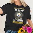 Nfl-Steelers 162 Guy Loves Beer Women T-Shirt Gifts for Her