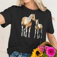 Palomino Pinto Mare Foal Paint Horses Women T-Shirt Gifts for Her