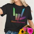 Rainbow Share The Love T-Shirt Women T-Shirt Gifts for Her