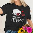 Red Plaid Grandma Bear Two Cubs Matching Buffalo Pajama Xmas Women T-Shirt Gifts for Her