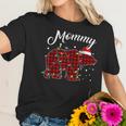 Red Plaid Mommy Bear Matching Buffalo Pajama Women T-Shirt Gifts for Her