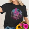 Retro Tropic Flamingo Women T-Shirt Gifts for Her