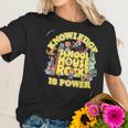 Ripple Junction Schoolhouse Rock Knowledge Is Power Logo Group Adult Women T-Shirt Gifts for Her