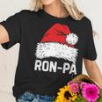 Ron Pa Santa Christmas Family Xmas Gifts Women T-Shirt Gifts for Her