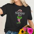 The Sassy Elf Christmas Matching Family Group Women T-Shirt Gifts for Her