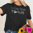 Im A Simple Woman That Loves Wine Flip Flops Dogs And Jeeps Women T-Shirt Gifts for Her